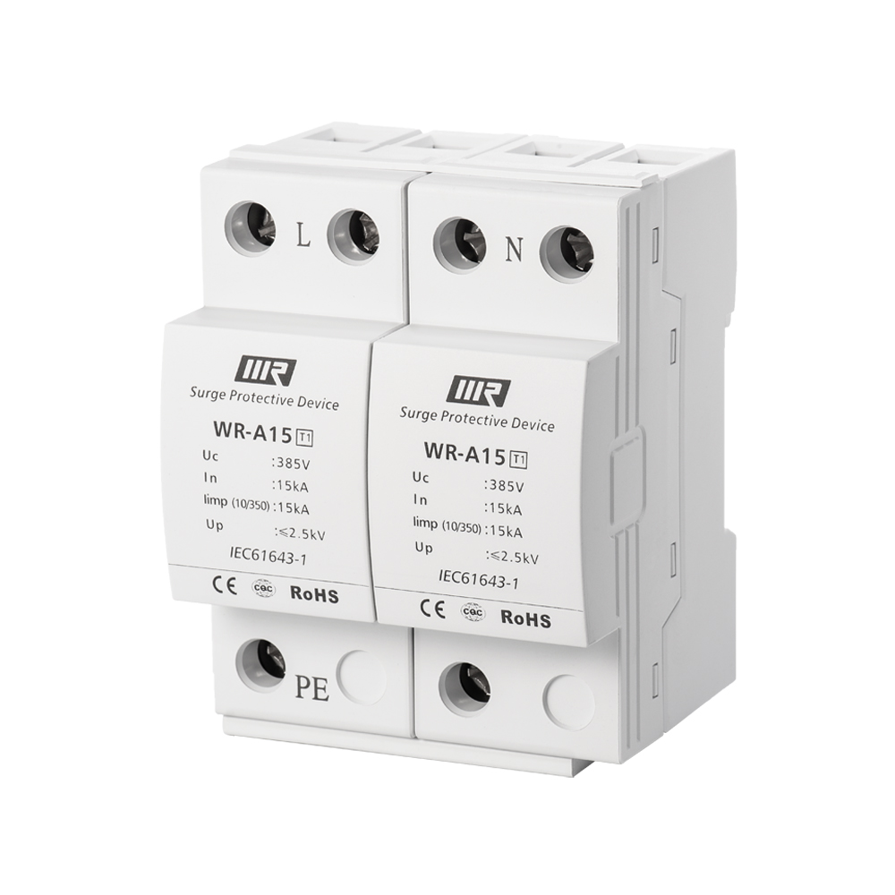 Type 1 AC 275V/385V/440V 1P/1+0 ln15kA limp15kA SPD