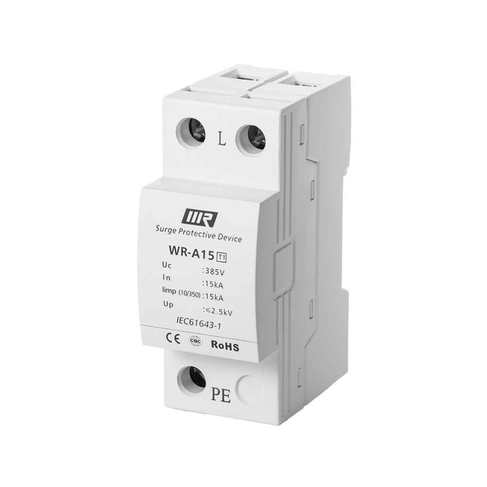 Type 1 AC 275V/385V/440V 1P/1+0 ln15kA limp15kA SPD